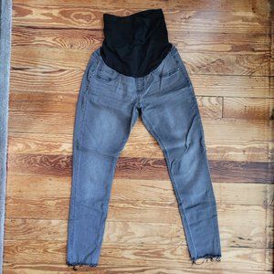 Indigo Blue Grey Maternity Jeans Size Medium